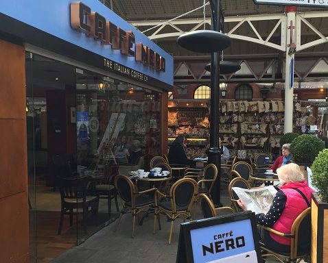 Caffe nero calentado por Herschel